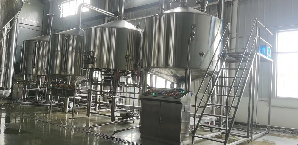 5000L糖化系統 四器糖化 1000L發(fā)酵罐