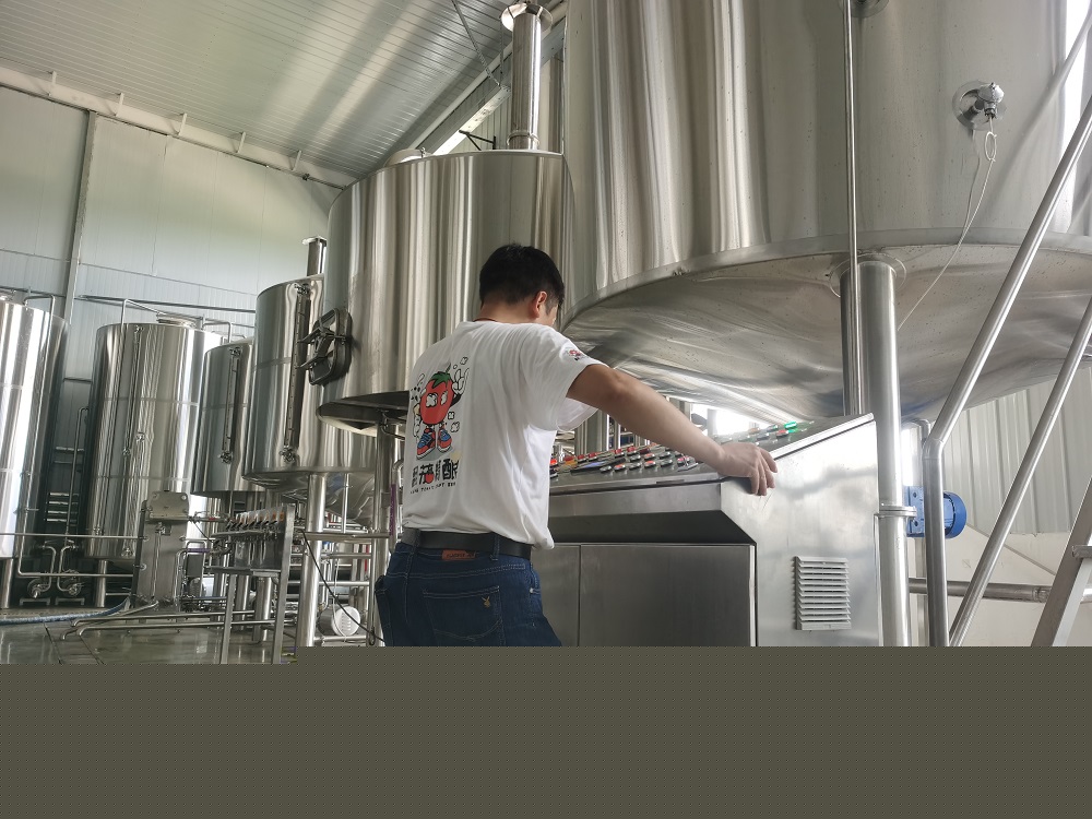 5000L糖化系統 四器糖化 1000L發(fā)酵罐
