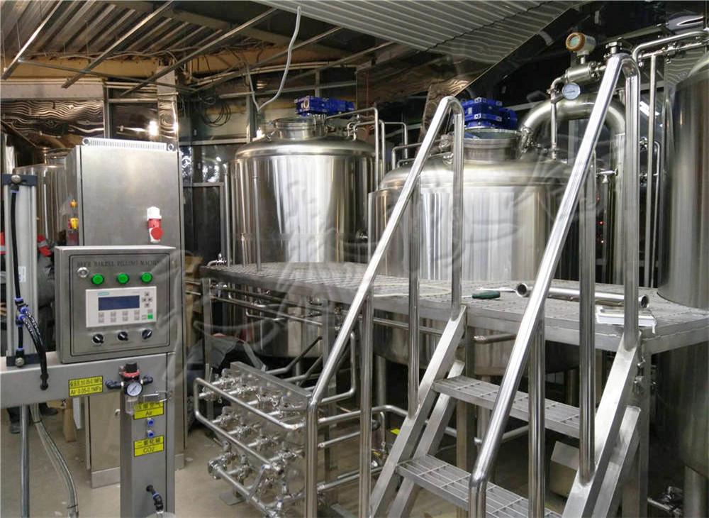精釀啤酒設備廠(chǎng)分享回轉式貼標機的基本結構